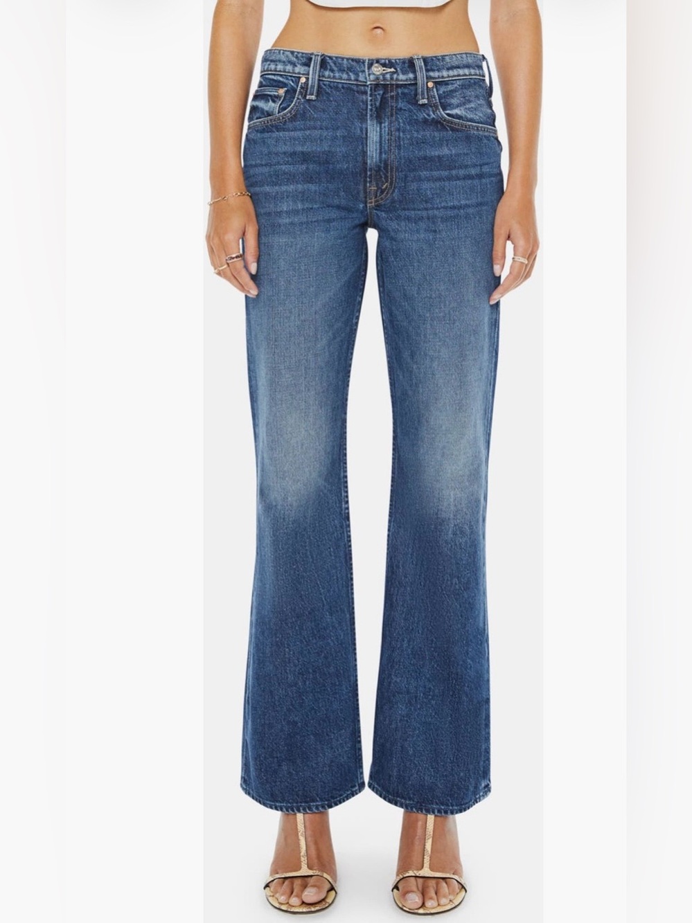 NWT- MOTHER The Bookie Skimp Jeans – Did You Bring Me Anything? – Size 28